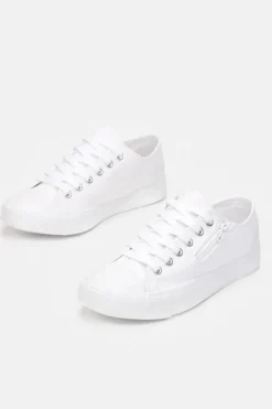 Best Damskie Trampki Z Suwakiem Białe Malani Damskie Trampki Damskie Niskie