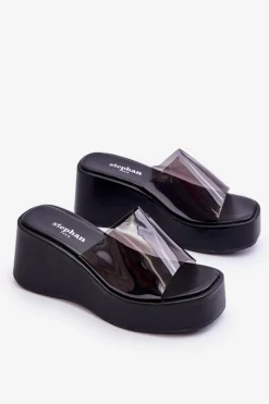 Klapki Na Koturnie|Klapki Damskie Klasyczne><noscript><img width=