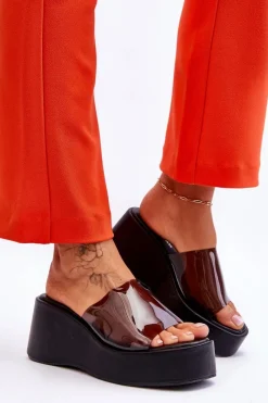 Klapki Na Koturnie|Klapki Damskie Klasyczne><noscript><img width=