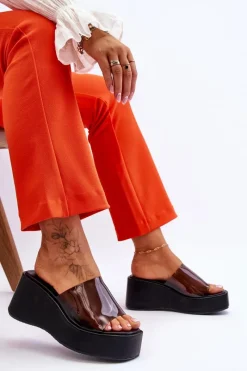 Klapki Na Koturnie|Klapki Damskie Klasyczne><noscript><img width=