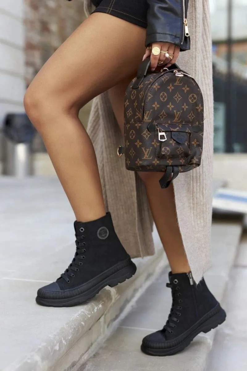 Best Big Star Shoes Damskie Trapery Big Star II274351 Czarne