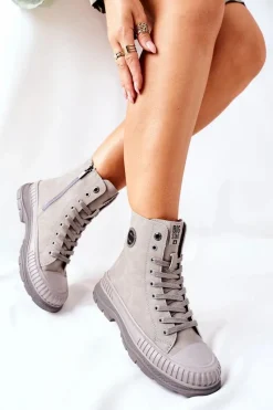 Damskie Trapery|Botki Sznurowane><noscript><img width=