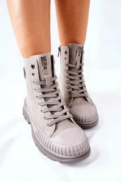 Damskie Trapery|Botki Sznurowane><noscript><img width=