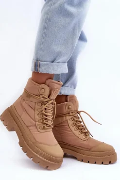 Damskie Trapery|Botki Sznurowane><noscript><img width=