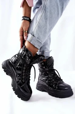 Clearance Buty damskie Vinceza Damskie Trapery Czarne Ismobe