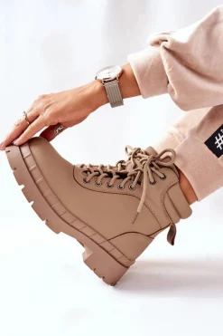 Damskie Trapery|Botki Sznurowane><noscript><img width=