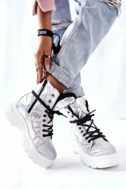 Damskie Trapery|Botki Sznurowane><noscript><img width=