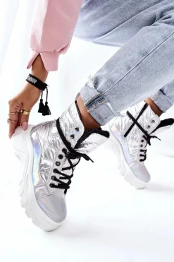 Damskie Trapery|Botki Sznurowane><noscript><img width=