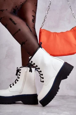 Botki Sznurowane|Botki Płaskie><noscript><img width=