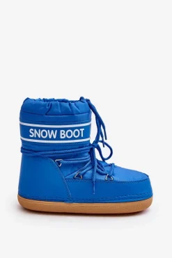 Śniegowce Damskie></noscript>Boto Damskie Wiązane Śniegowce e Soia Niebieski