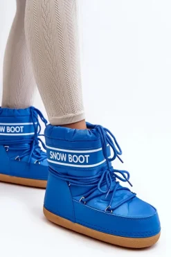 Śniegowce Damskie></noscript>Boto Damskie Wiązane Śniegowce e Soia Niebieski