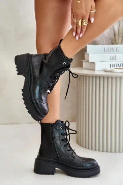 Botki Ocieplane|Czarne Botki><noscript><img width=