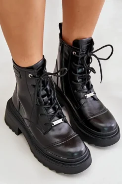 Botki Ocieplane|Czarne Botki><noscript><img width=