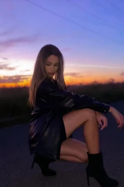 Clearance Boto Damskie Wsuwane Botki Ze Skarpetą Czarne Tonight