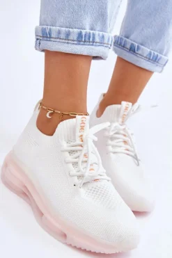 Best Damskie Wsuwane Skarpetkowe Buty JJ2N4079 Białe Damskie Buty Sportowe Na Platformie|Sneakersy Damskie
