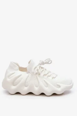 New Damskie Wsuwane Sneakersy Białe Myles Damskie Sneakersy Damskie