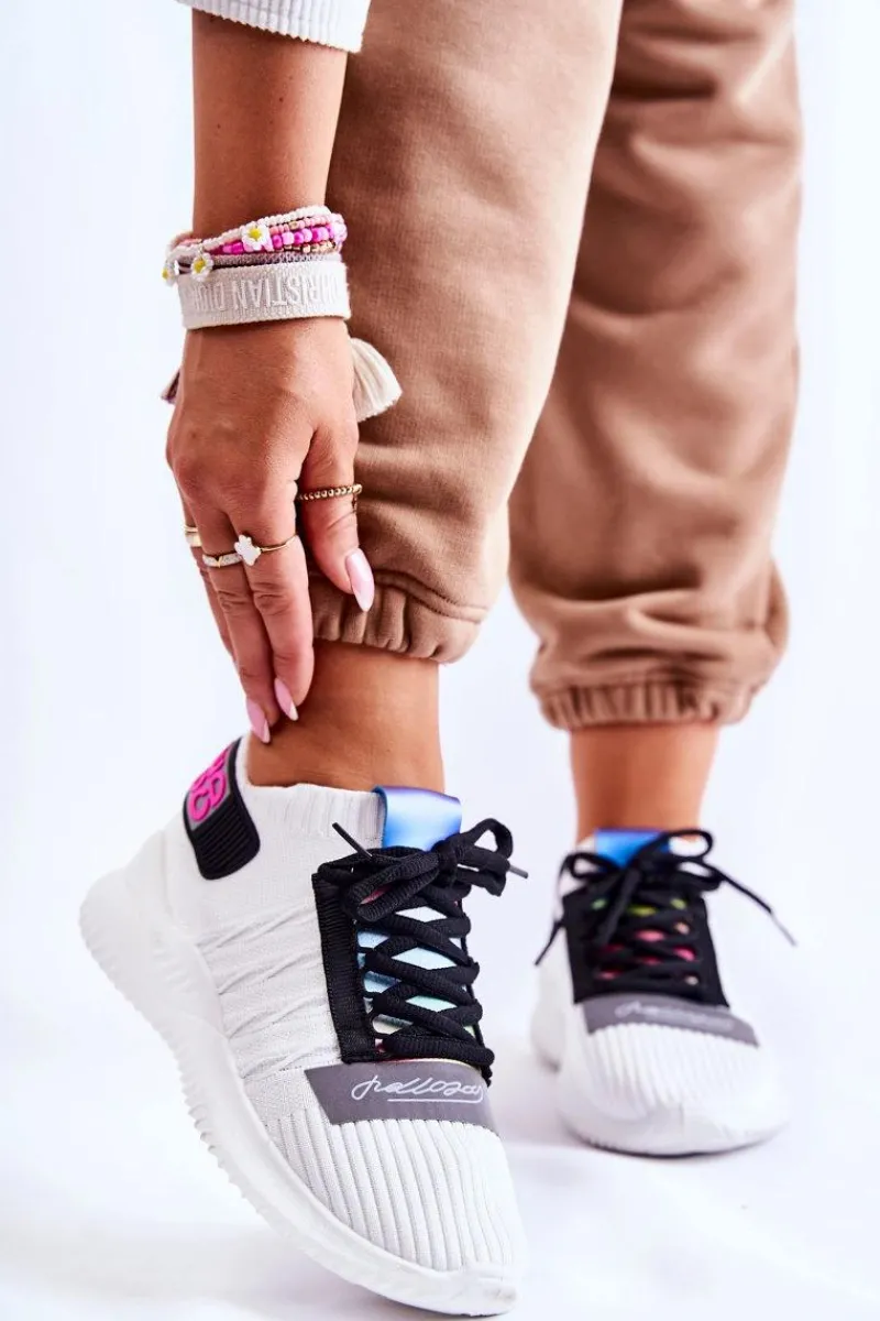 New Damskie Wsuwane Sportowe Buty Sneakersy Białe Klayra Damskie Buty Sportowe Na Platformie|Sneakersy Damskie