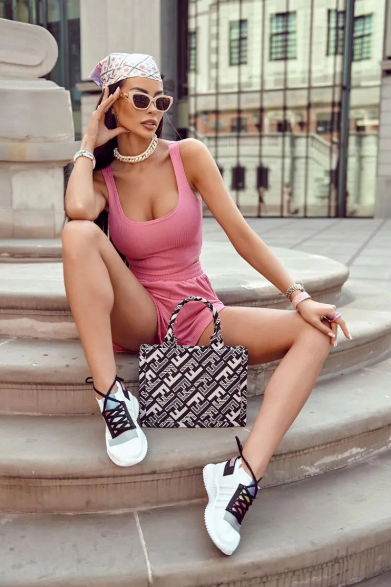 New Damskie Wsuwane Sportowe Buty Sneakersy Białe Klayra Damskie Buty Sportowe Na Platformie|Sneakersy Damskie