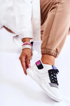 New Damskie Wsuwane Sportowe Buty Sneakersy Białe Klayra Damskie Buty Sportowe Na Platformie|Sneakersy Damskie