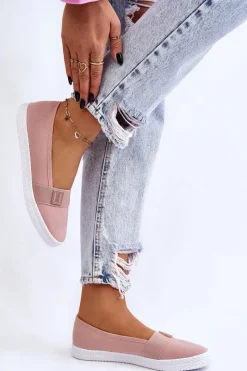 Trampki Damskie Slip-On|Trampki Damskie Big Star></noscript>Big Star Shoes Damskie Wsuwane Tenisówki Big Star LL274202 Nude