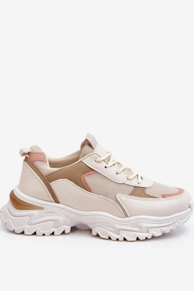 Sneakersy Damskie>Boto Damskie Wygodne Buty Sportowe Beżowe Alen