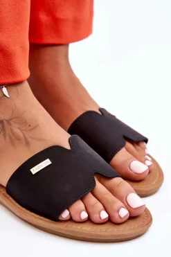 Klapki Damskie Klasyczne><noscript><img width=