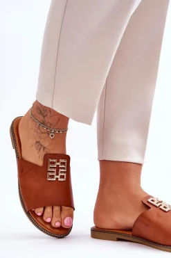 Discount Damskie Wygodne Modne Klapki Z Ozdobą Camel Ayanna Damskie Klapki Damskie Klasyczne