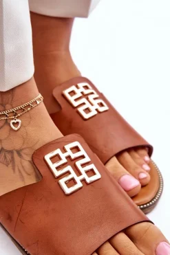 Discount Damskie Wygodne Modne Klapki Z Ozdobą Camel Ayanna Damskie Klapki Damskie Klasyczne