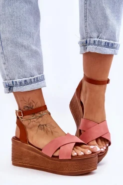 Sandały Na Koturnie><noscript><img width=