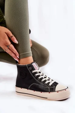 Trampki Damskie Cross Jeans|Trampki Ocieplane><noscript><img width=