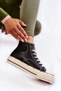 Trampki Damskie Cross Jeans|Trampki Ocieplane><noscript><img width=