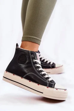 Trampki Damskie Cross Jeans|Trampki Ocieplane><noscript><img width=