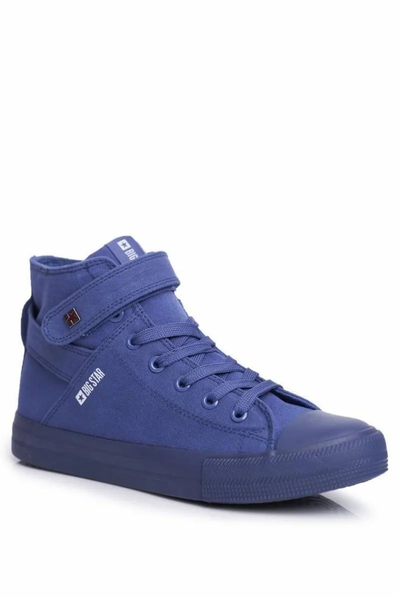 Trampki Damskie Big Star|Trampki Damskie Wysokie>Big Star Shoes Damskie Wysokie Trampki Big Star FF274584 Niebieskie