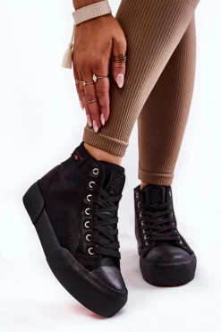 Trampki Damskie Cross Jeans|Trampki Ocieplane><noscript><img width=