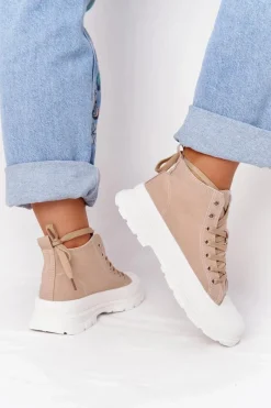 Trampki Damskie Wysokie><noscript><img width=