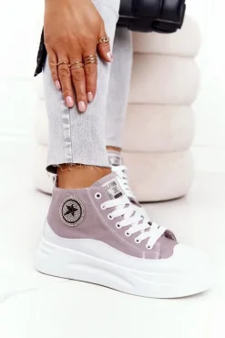 Trampki Damskie Wysokie><noscript><img width=