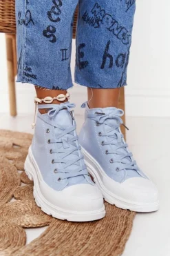 Trampki Damskie Wysokie><noscript><img width=