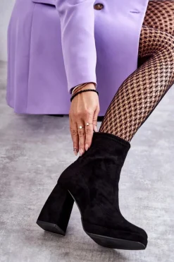 Botki Na Słupku|Czarne Botki><noscript><img width=