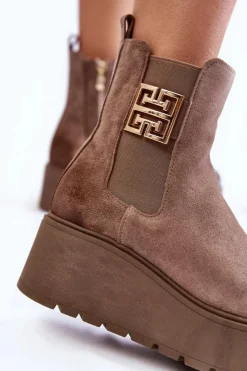 Botki Na Koturnie|Botki Zimowe Damskie><noscript><img width=