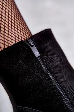 Botki Na Słupku|Czarne Botki><noscript><img width=