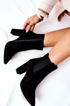 Botki Na Słupku|Czarne Botki><noscript><img width=