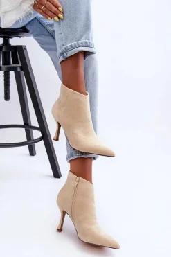 Botki Wiosenne|Brązowe I Beżowe Botki><noscript><img width=