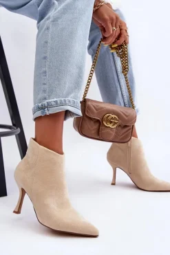 Botki Wiosenne|Brązowe I Beżowe Botki><noscript><img width=