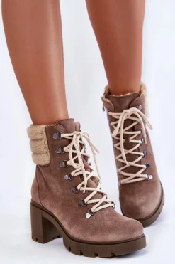 Damskie Trapery|Botki Skórzane><noscript><img width=