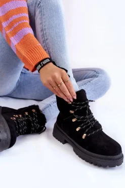 Damskie Trapery|Botki Sznurowane><noscript><img width=