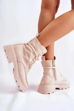 Botki Sznurowane|Botki Zimowe Damskie><noscript><img width=