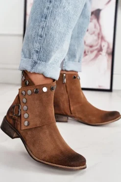 Botki Wiosenne|Brązowe I Beżowe Botki><noscript><img width=