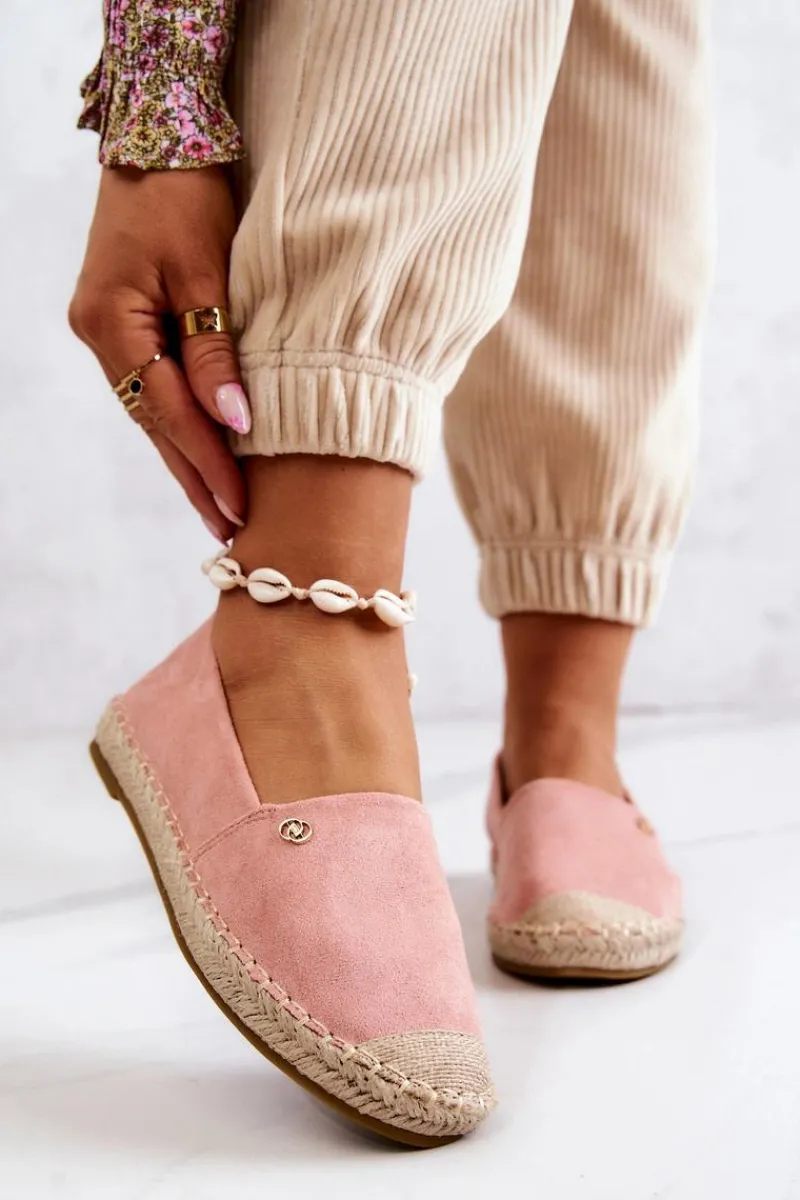 Best Damskie Zamszowe Espadryle Różowe Joaquin Damskie Czarne Espadryle