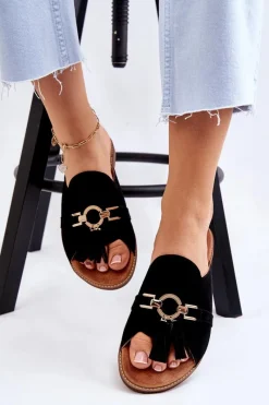 Klapki Damskie Klasyczne><noscript><img width=