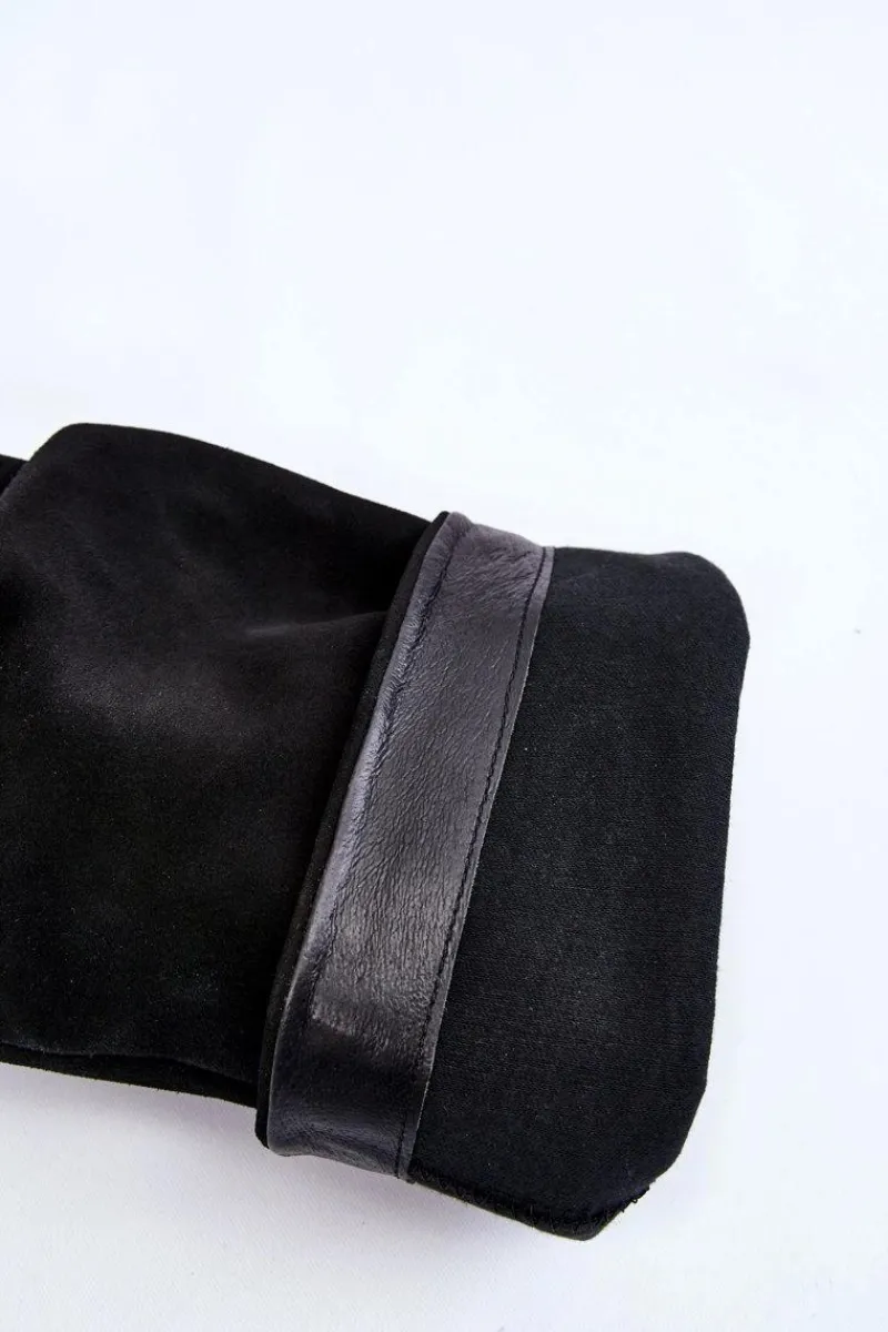 Online Damskie Zamszowe Kozaki Do Kolan 05790-01 Czarne Damskie Kozaki Wiosenne|Kozaki Płaskie